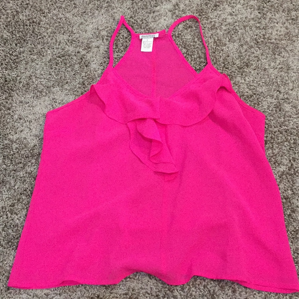 Hot pink blouse